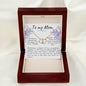 To My Mom Interlocking Hearts Everlasting Love Pendant