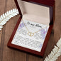To My Mom Interlocking Hearts Everlasting Love Pendant