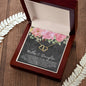 Mother and Daughter Interlocking Hearts Everlasting Love Necklace