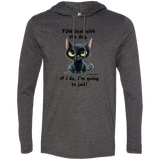 YOU deal with the dog... Men's 100% Cotton Gildan Long Sleeve T-Shirt Hoodie