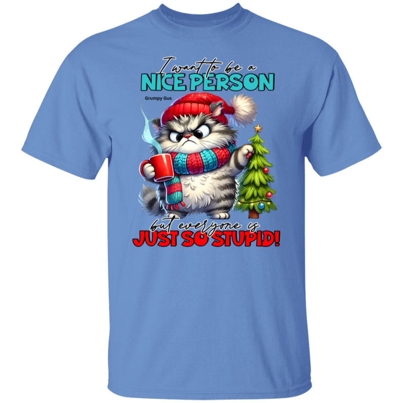 I Want to Be a Nice Person Men's 100% Cotton T-Shirt