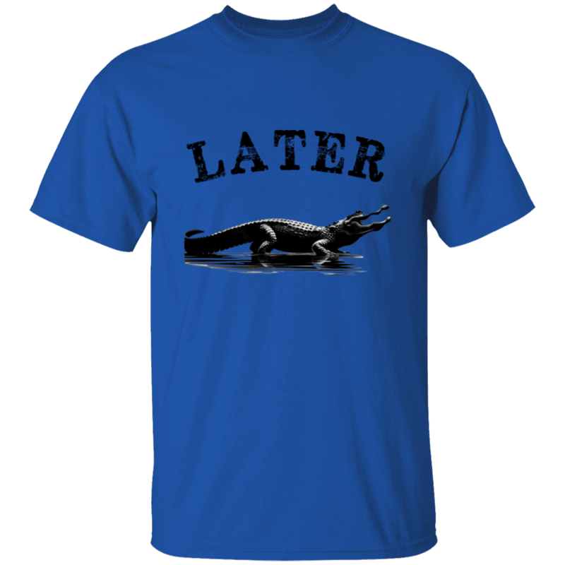 Later, Gator Men's 100% Cotton T-Shirt
