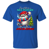 I Want to Be a Nice Person Men's 100% Cotton T-Shirt
