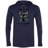 YOU deal with the dog... Men's 100% Cotton Gildan Long Sleeve T-Shirt Hoodie