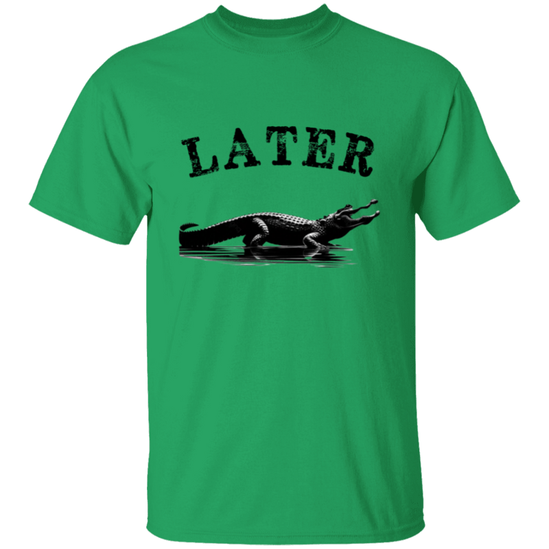 Later, Gator Men's 100% Cotton T-Shirt