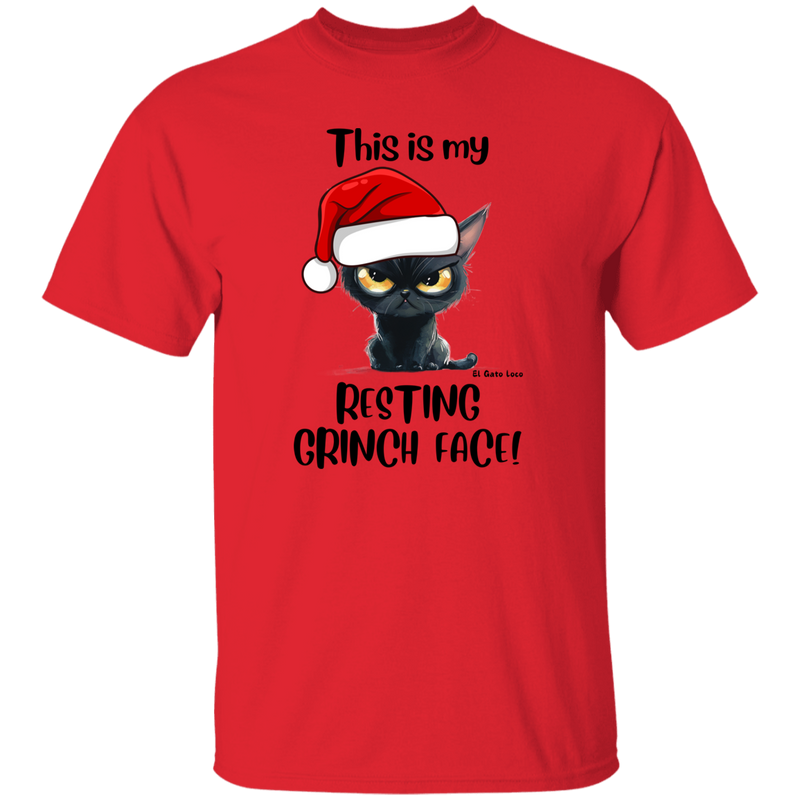 Resting Grinch Face Men's 100% Cotton T-Shirt