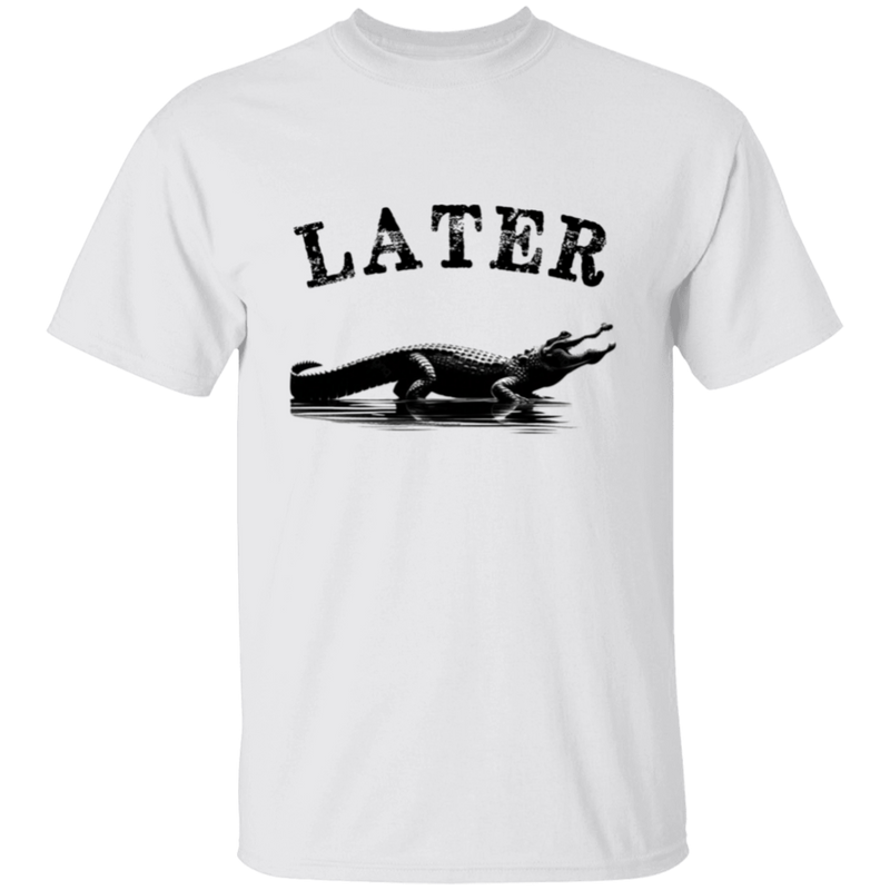 Later, Gator Men's 100% Cotton T-Shirt