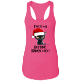 Resting Grinch Face Women's Racerback Tank