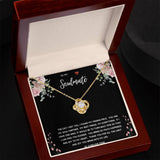 To My Soulmate Love Knot Necklace